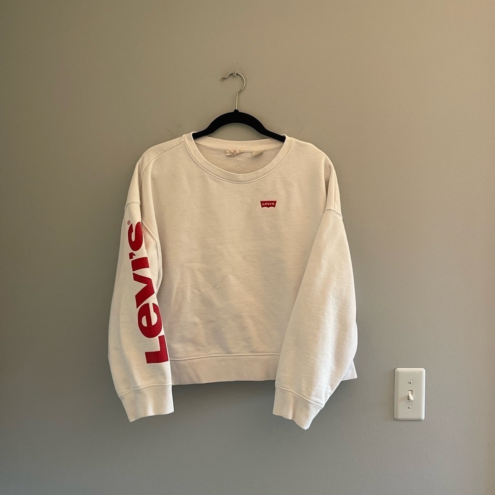 Levi's oversized sweatshirt with arm logo size medium